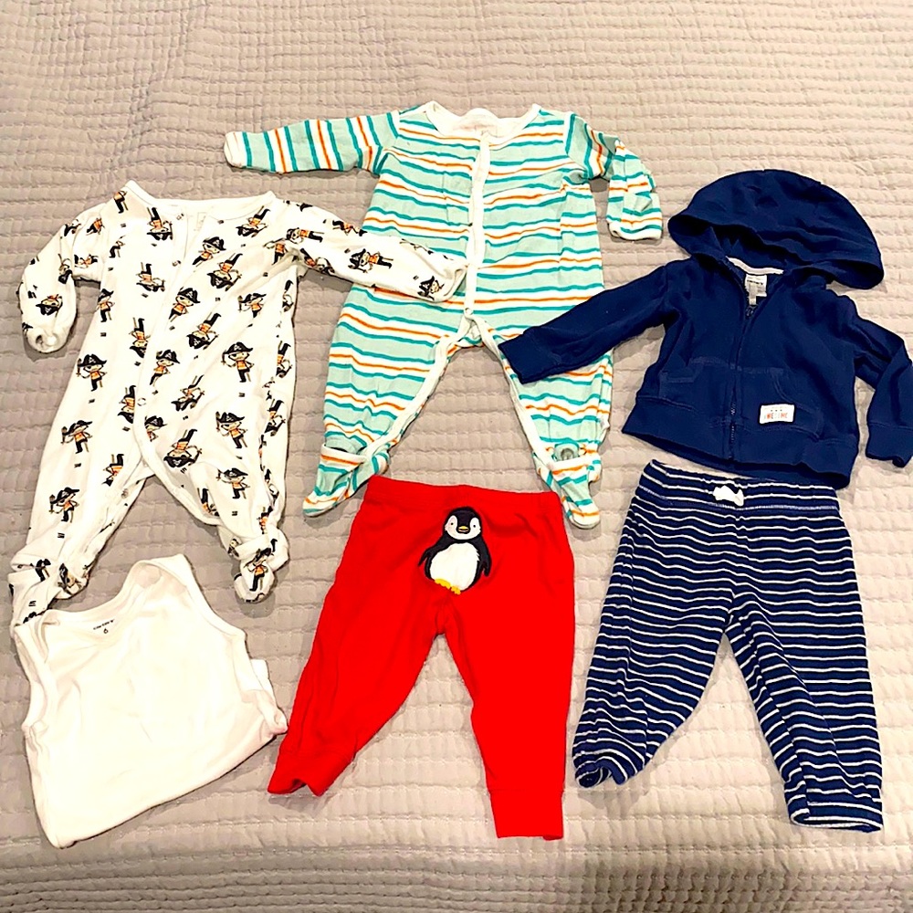 Rosie pope and Carter’s 6months baby bundle
